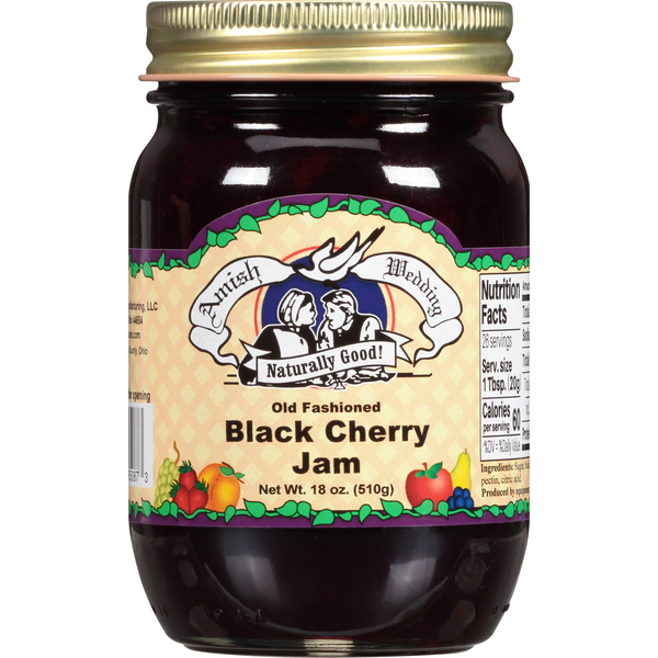 Amish Wedding Jam, Black Cherry, Old Fashioned hero