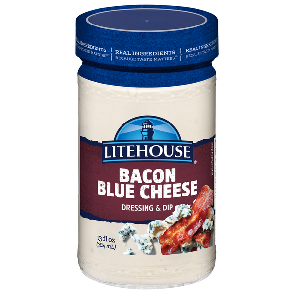 Salad Dressing & Toppings Litehouse Dressing & Dip, Bacon Blue Cheese hero