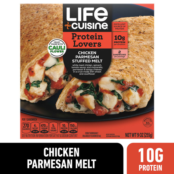 Frozen Meals Life Cuisine Frozen Meal Chicken Parmesan Cauliflower hero