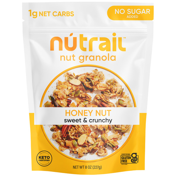 NuTrail Honey Nut, No Sugar Added, Nut Granola hero