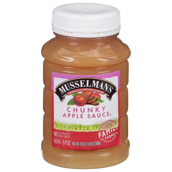 Canned Fruit & Applesauce Musselman's Apple Sauce, Chunky hero