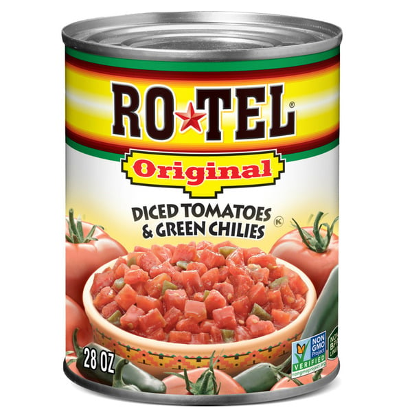 Canned & Jarred Vegetables RO*TEL Original Diced Tomatoes and Green Chilies hero