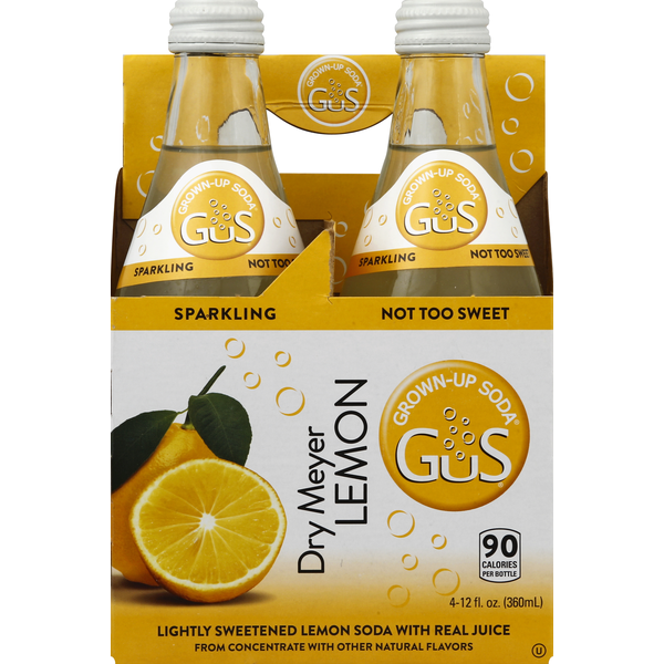 Soft Drinks GuS Dry Meyer Lemon Soda hero