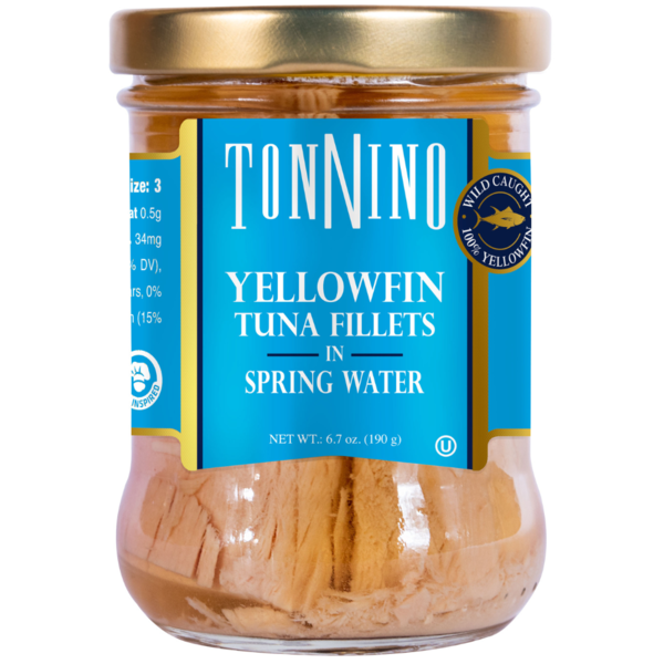 Canned & Jarred Vegetables Tonnino Tuna Premium Yellowfin in Spring Water hero