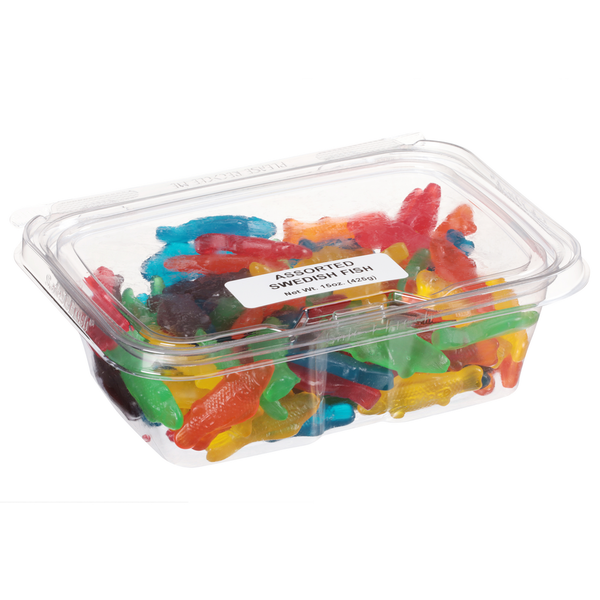 Packaged Seafood JLM Manufacturing Candy, Assorted, Swedish Fish hero