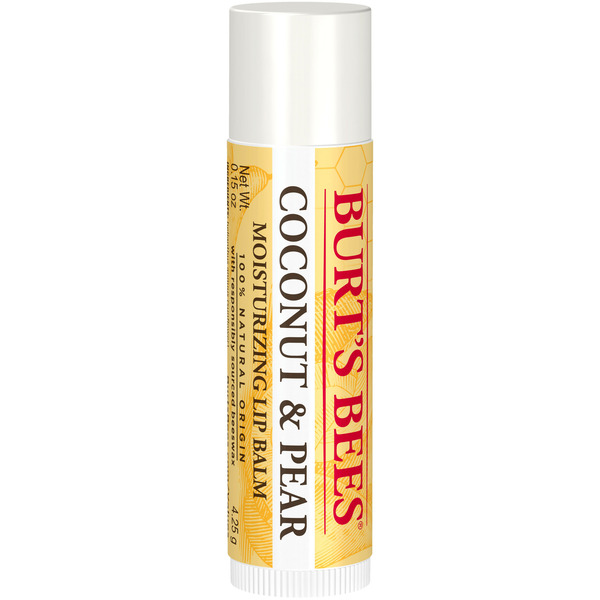 Facial Care Burt's Bees Coconut and Pear Lip Balm, Natural Origin hero