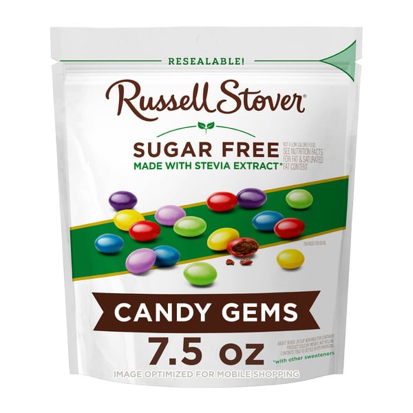 Candy & Chocolate Russell Stover Sugar Free Chocolate Candy Gems hero