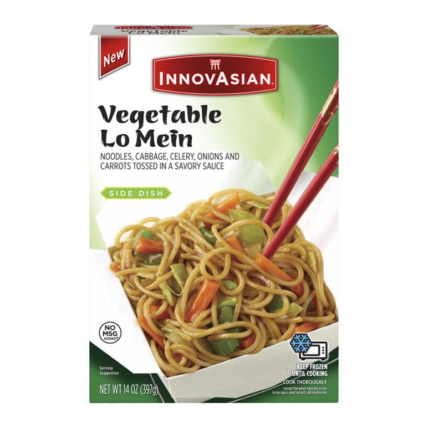 Frozen Meals InnovAsian Vegetable Lo Mein, Frozen Side Dish hero