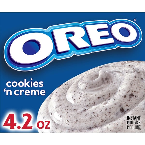 Baking and Gelatin Mixes Jell-O Oreo Cookies 'n Creme Instant Pudding & Pie Filling Mix hero