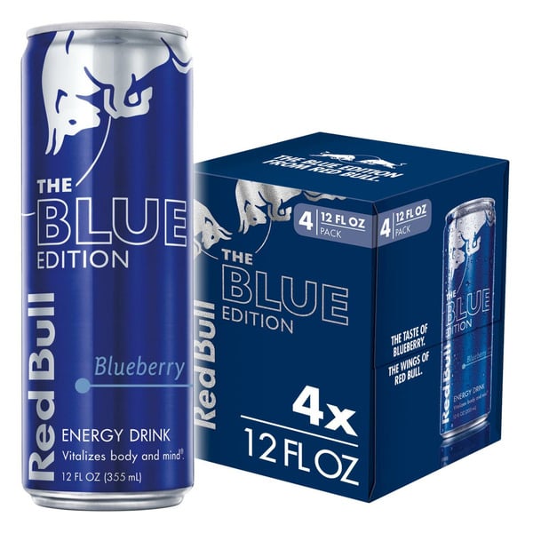 Energy & Sports Drinks Red Bull Blue Edition Blueberry Energy Drink hero