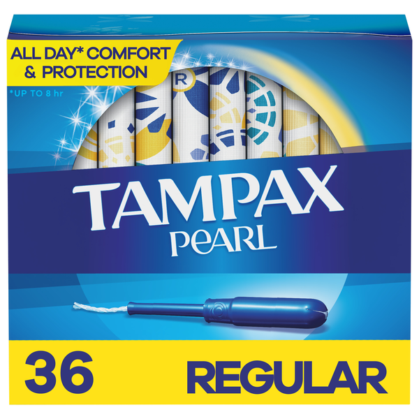 Feminine Care & Family Planning TAMPAX Pearl Tampons, Regular hero