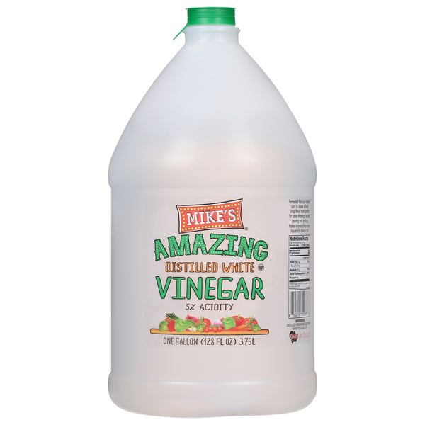 Mike's Vinegar, Distilled White, 5% Acidity, Amazing hero