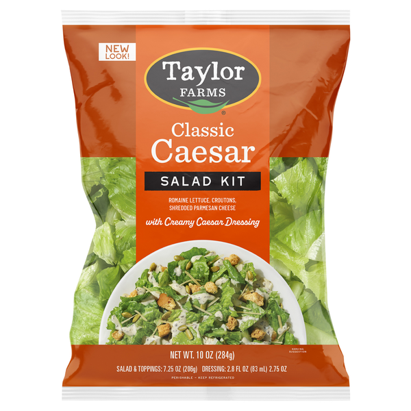 Packaged Vegetables & Fruits Taylor Farms Classic Caesar Salad Kit hero