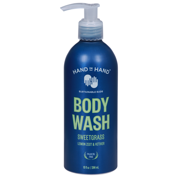 Hand in Hand Body Wash, Sweetgrass, Lemon Zest & Vetiver hero