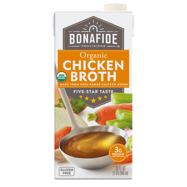 Soup, Broth & Bouillon Bonafide Provisions Chicken Broth, Organic hero