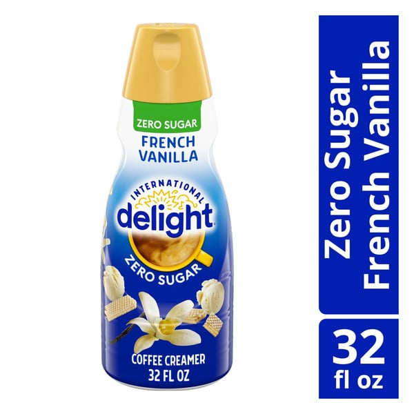 Creamers International Delight Sugar Free French Vanilla Coffee Creamer hero