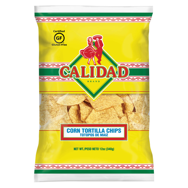 Chips & Pretzels Calidad Yellow Corn Tortilla Chips hero