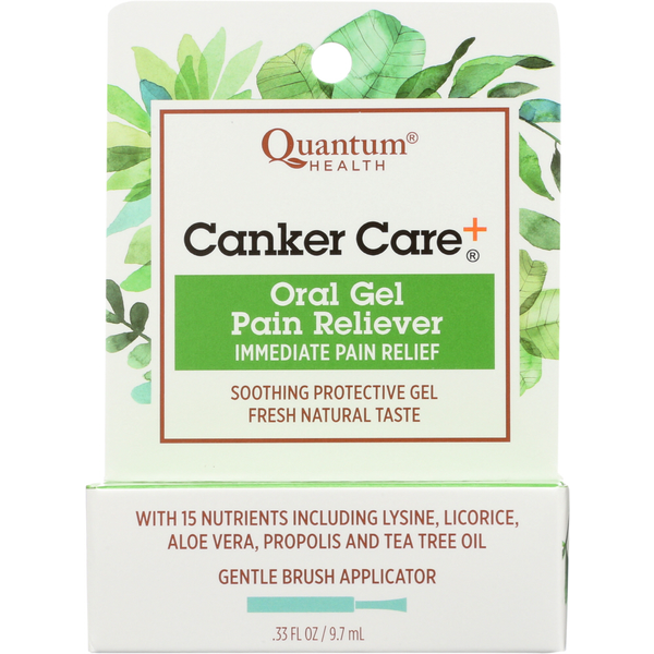 First Aid Quantum Health Cankercare+ Oral Gel Pain Reliever hero