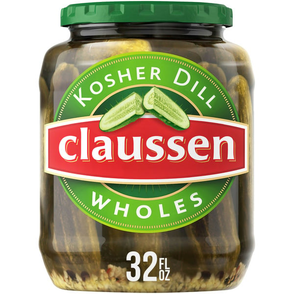 Refrigerated Deli Claussen Kosher Dill Pickle Wholes hero