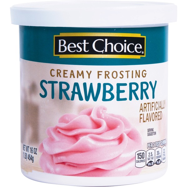 Baking Supplies & Decor Best Choice Strawberry Creamy Frosting hero