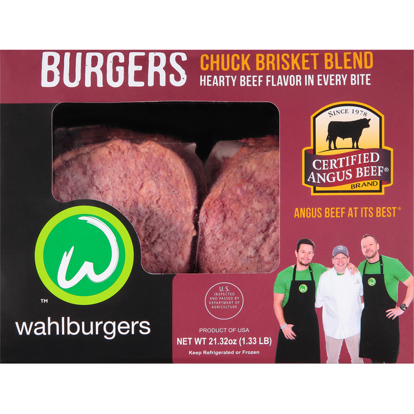 Wahlburgers Burgers, Chuck Brisket Blend hero