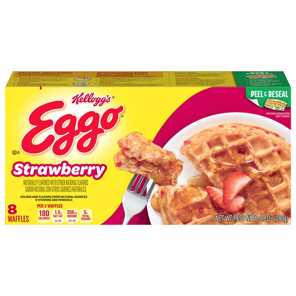 Kellogg’s Eggo Waffles, Strawberry hero