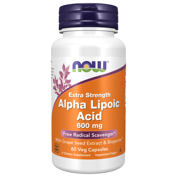 Vitamins & Supplements NOW Alpha Lipoic Acid Free Radical Scavenger hero