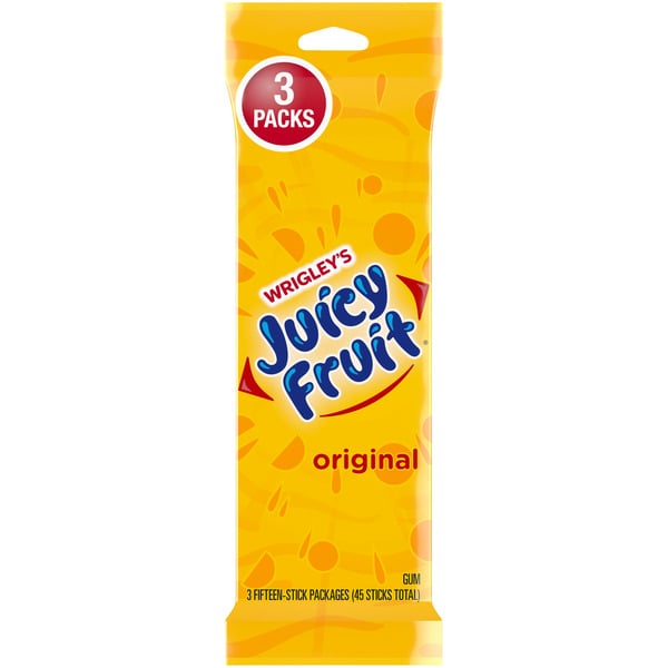 Mint & Gum Wrigley's JUICY FRUIT Bulk Chewing Gum Value Pack hero