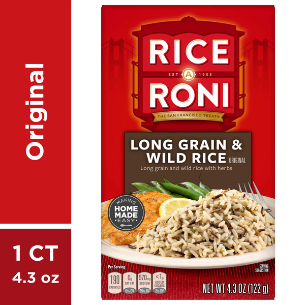 Instant Foods Rice-A-Roni Long Grain & Wild Rice hero