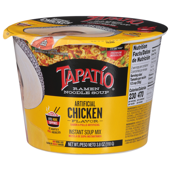 Instant Foods Tapatio Ramen Noodle Soup, Chicken Flavor hero