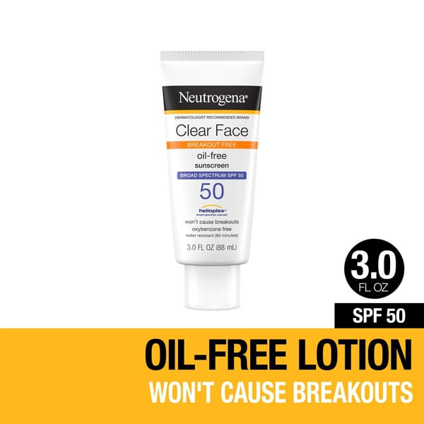 Beauty Neutrogena Clear Face Liquid Lotion Sunscreen With SPF 50 hero