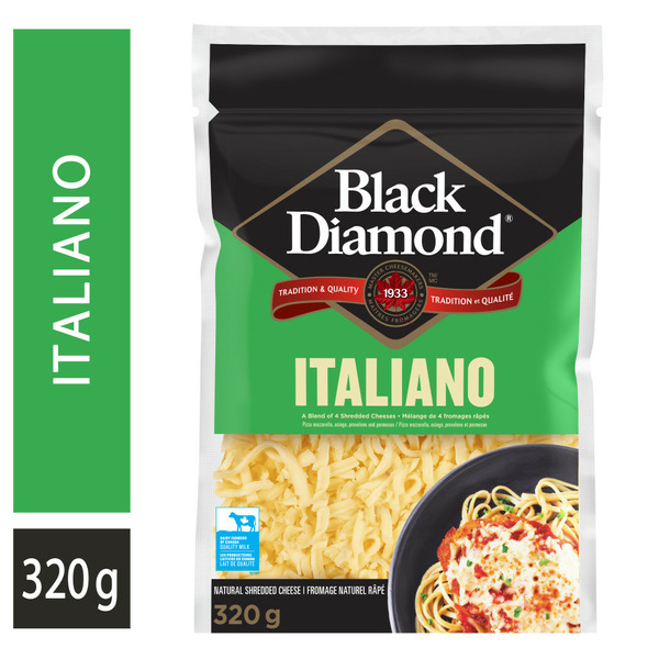 Specialty Cheeses Black Diamond Italiano Shredded Cheese hero