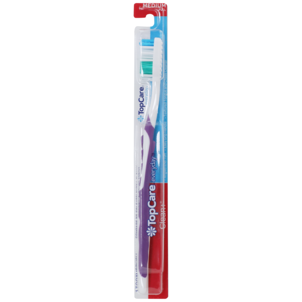 Oral Hygiene TopCare Clean+, Medium Full Toothbrush hero