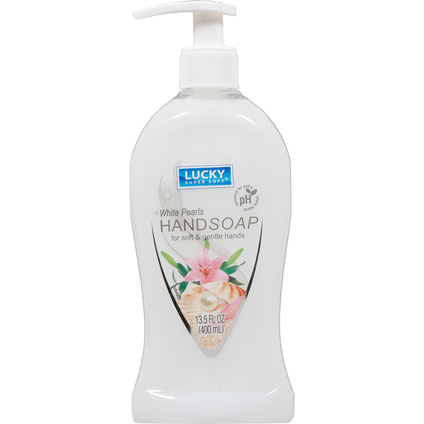 Body Lotions & Soap Lucky Super Soft Hand Soap, White Pearls hero