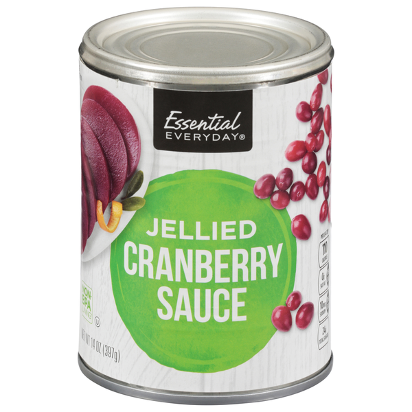 Canned Fruit & Applesauce Essential Everyday Cranberry Sauce, Jellied hero