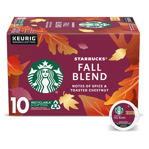 Coffee Starbucks Fall Blend Medium Roast Ground Coffee K Cup Pods hero