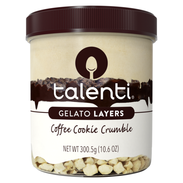 Ice Cream & Ice Talenti Gelato Layers Coffee Cookie Crumble hero