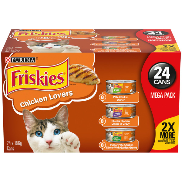 Cat Food & Care Purina Friskies Chicken Lovers Variety Pack hero