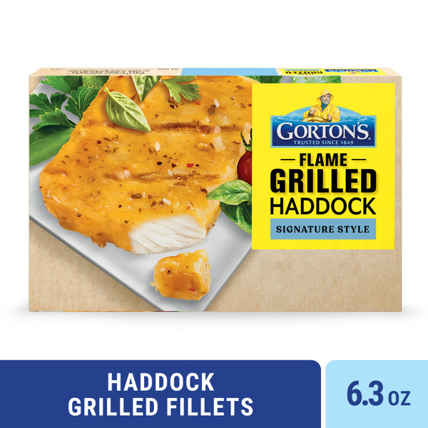 Frozen Meat & Seafood Gorton's Signature Style Natural Catch Grilled Haddock Fillets hero