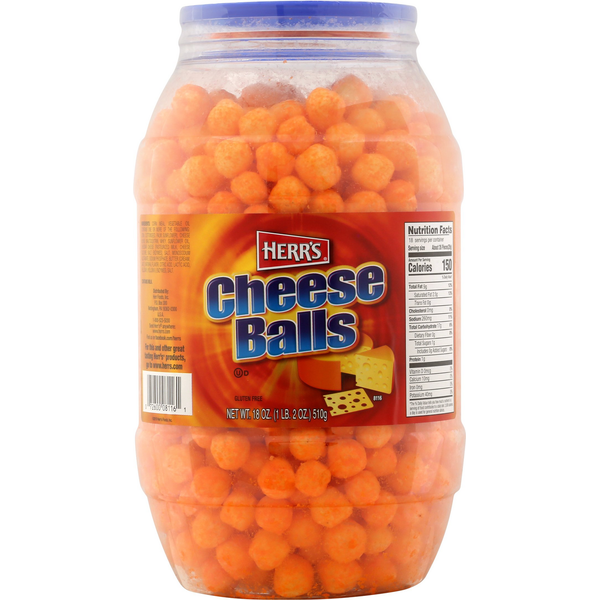 Specialty Cheeses Herr's Cheese Balls, Jack O Lanterns hero