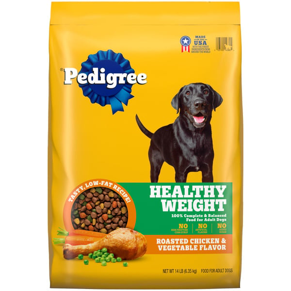 Dog Food & Care Pedigree Healthy Weight Adult Dry Dog Food Roasted Chicken hero