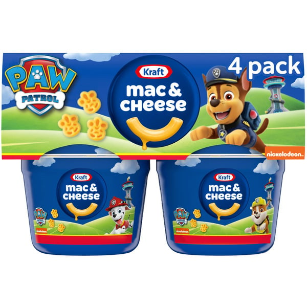 Instant Foods Kraft Mac & Cheese Easy Microwavable Dinner with Nickelodeon Paw Patrol Pasta Shapes hero