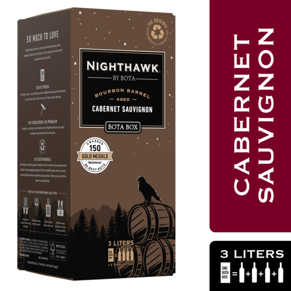 Boxed & Packaged Wine Bota Box Bourbon Barrel Aged Cabernet Sauvignon Red Wine hero