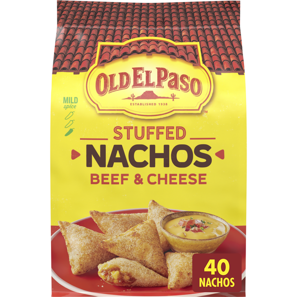 Prepared Meals Old El Paso Stuffed Nachos Beef & Cheese hero