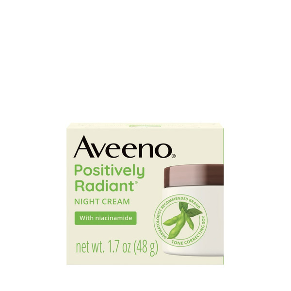 Facial Care Aveeno Positively Radiant Moisturizing Face & Neck Night Cream hero