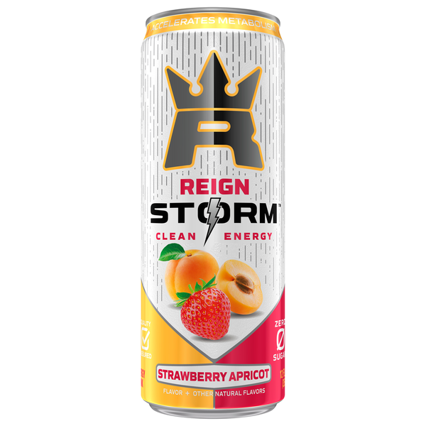 REIGN Energy Drink, Strawberry Apricot hero