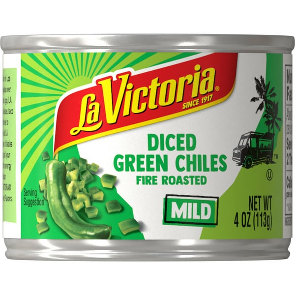 Latino Foods La Victoria Mild Diced Green Chiles hero