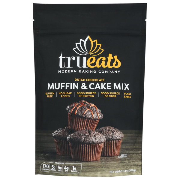 Trueats Dutch Chocolate Muffin & Cake Mix hero