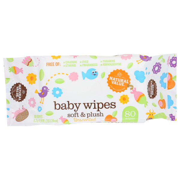 Diapers & Wipes Natural Value Baby Wipes hero