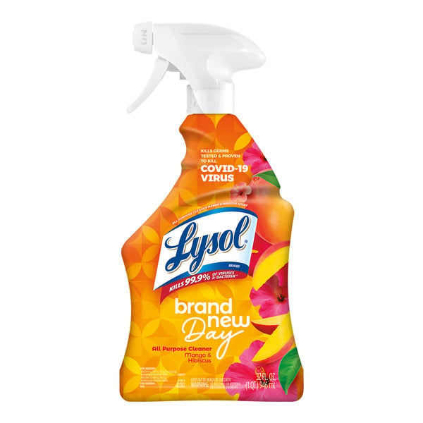 Lysol Disinfecting All-Purpose Cleaner Spray Mango & Hibiscus hero